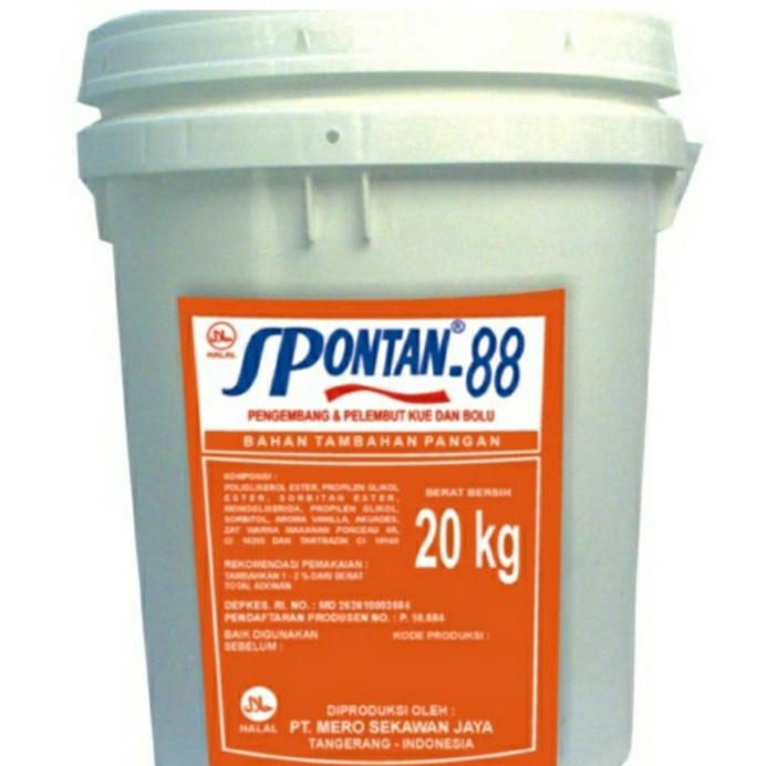 

Sp pengembang pengemulsi merk Spontan 250gr
