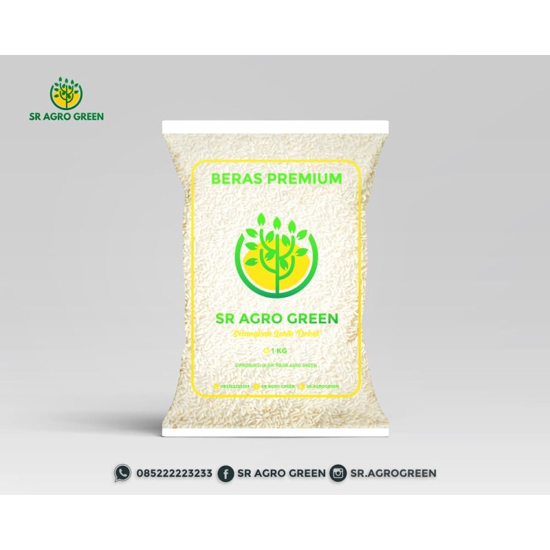 

BERAS PREMIUM SR AGRO GREEN 1kg