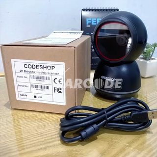 Codeshop Barcode Scanner 1D 2D QR Code Imager Omni Directional USB