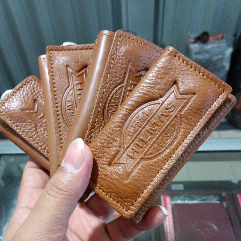 Gantungan Kunci Kulit Hilmas GK-96 || Dompet Kunci Stnk Kunci Kulit Asli