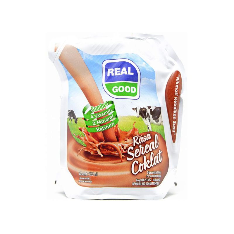 

[ 3 Pcs ] Real Good Susu UHT Rasa Sereal Coklat 125ml