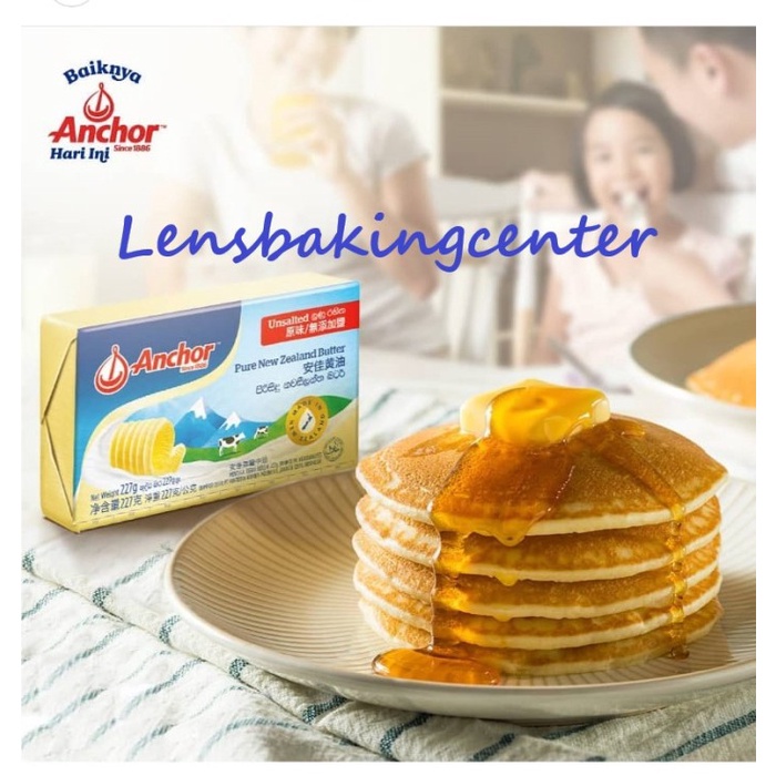 

Da2011Ca Anchor Unsalted Butter 227Gr | Mentega Tawar Anchor Blok 227 Gram Xa201As