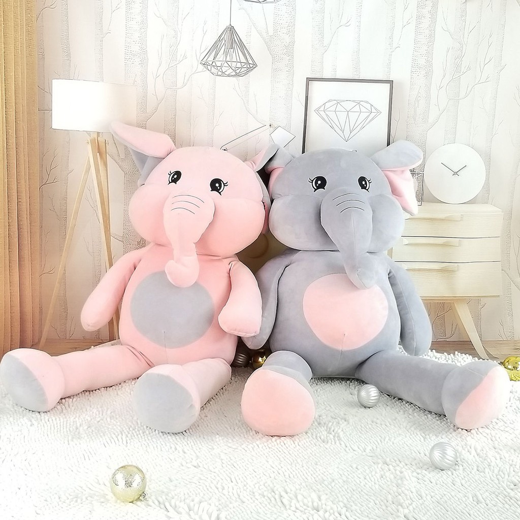 pink elephant soft toy