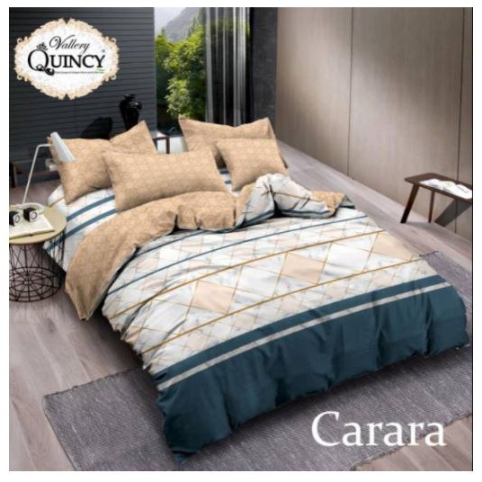 Sprei Vallery Quincy Motif Carara - Sprei King T.30 Vallery Jacguard motif Carara