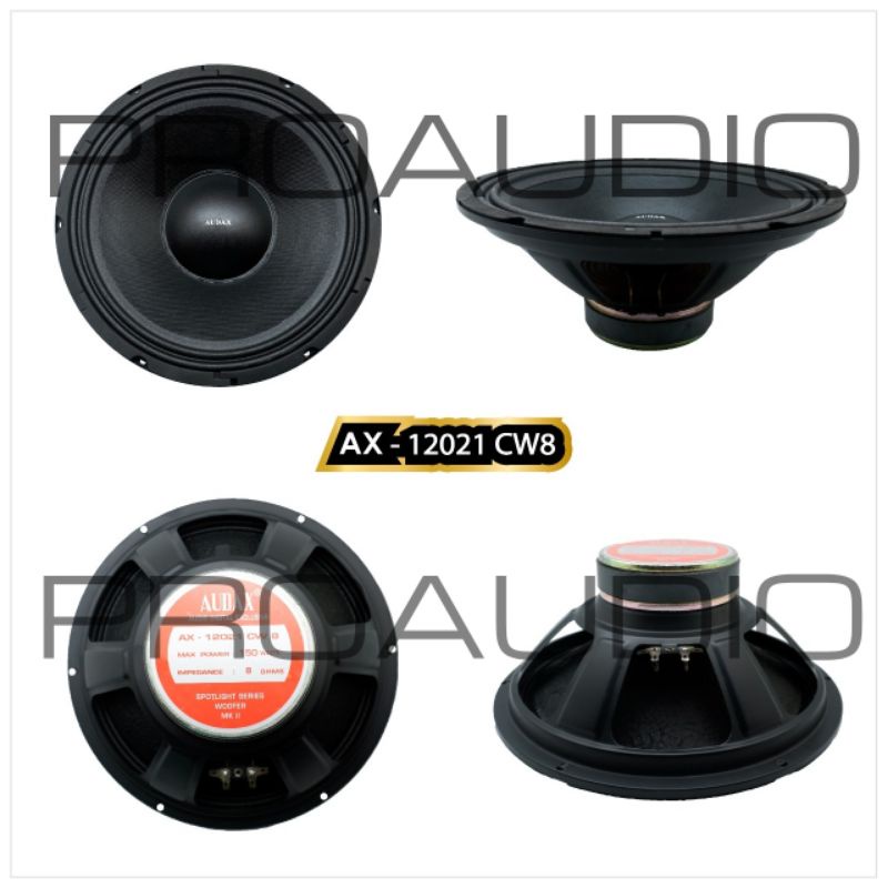 Komponen Speaker Audax 12 Inch AX-12021 CW8 AX 12021 CW8 Original 100%