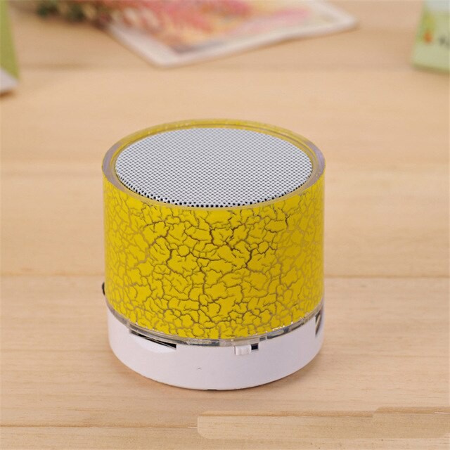 Speaker Mini Bluetooth Portabel Retak Lampu Led Music