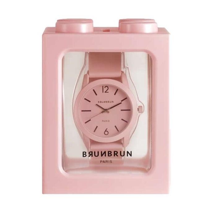 Brunbrun Paris Jam Tangan Seri Madison - Dusty Pink Terpercaya