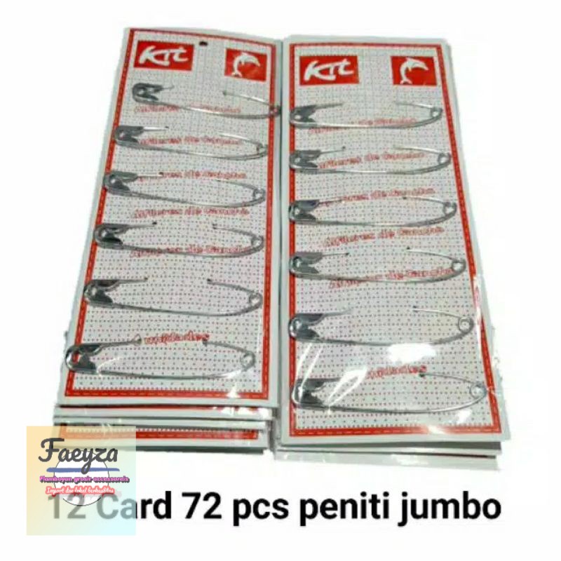 peniti jumbo isi 6 pcs