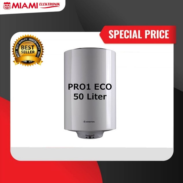 Water Heater ARISTON Pro1 ECO 50 Liter / Pemanas Air Listrik 1200 Watt Pro 1 ECO 50