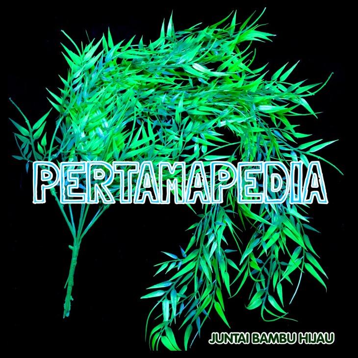 Bunga Plastik /Daun Rambat Plastik/ Rumput Plastik/ Bambu Kuning Kode 755