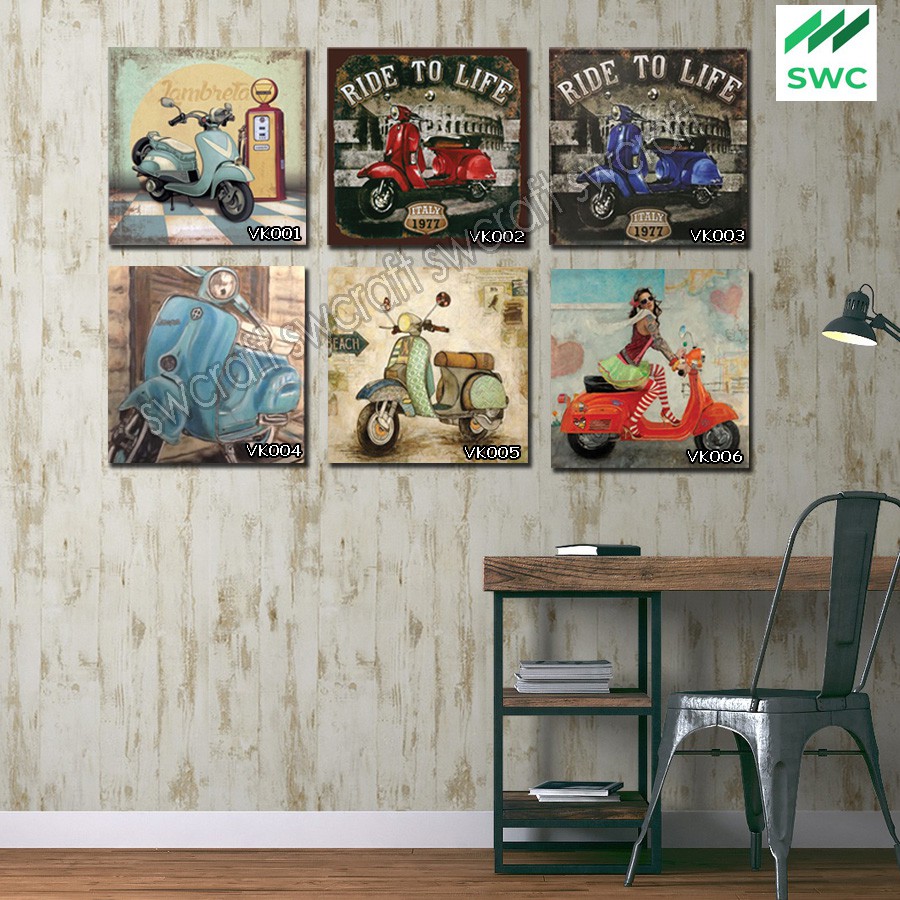 Vespa Vintage Pajangan Dinding Unik Hiasan Wall Dekor Vespa Vintage Pajangan Dinding Unik Hiasan Wall Dekor