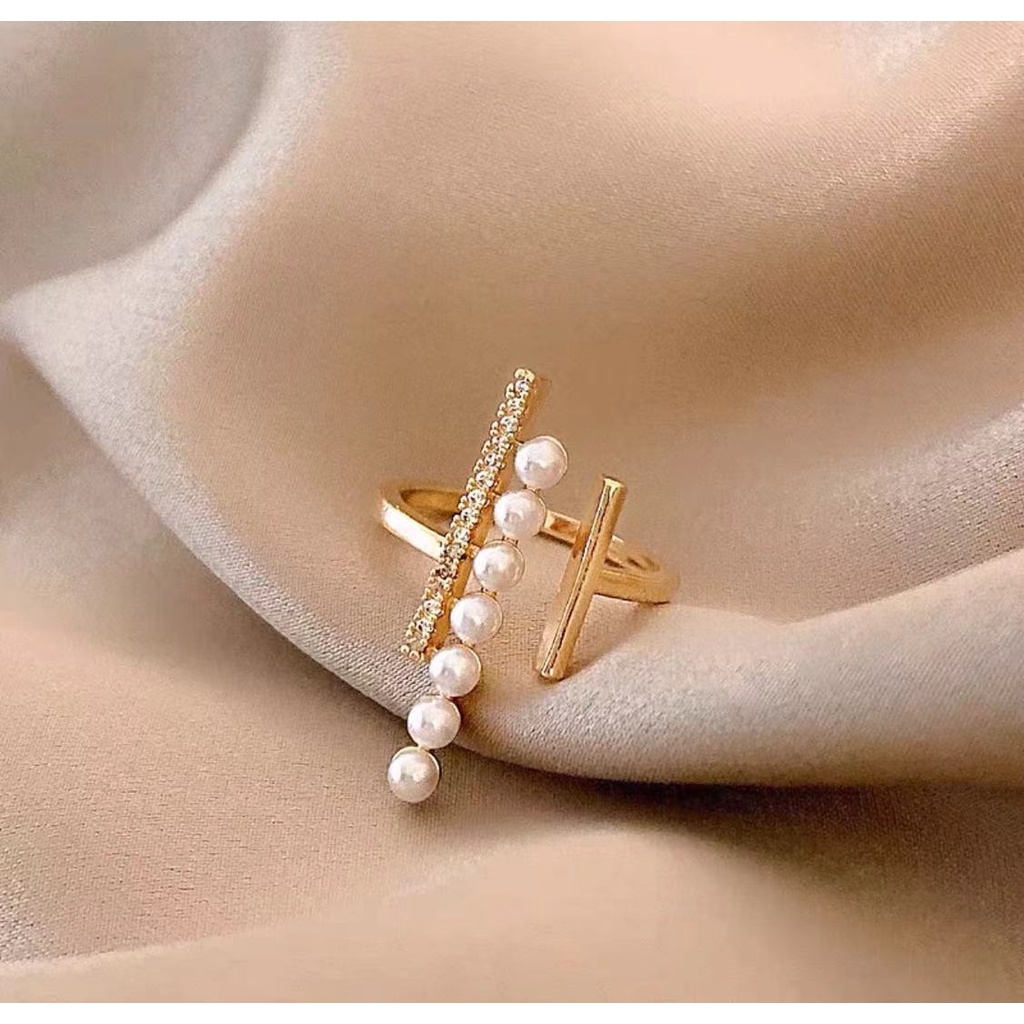 Cincin fashion korea gold anti karat C006