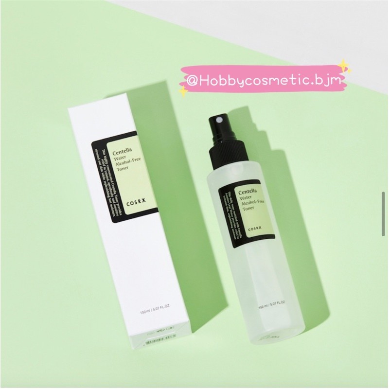 ORI BPOM cosrx centella water alcohol-free toner 150ml centela hijau kuning 150 ml original