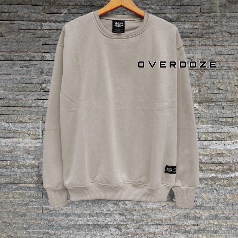 Sweater Crewneck Sweatshirt Polos Cowok Cewek Pria Wanita Terlaris