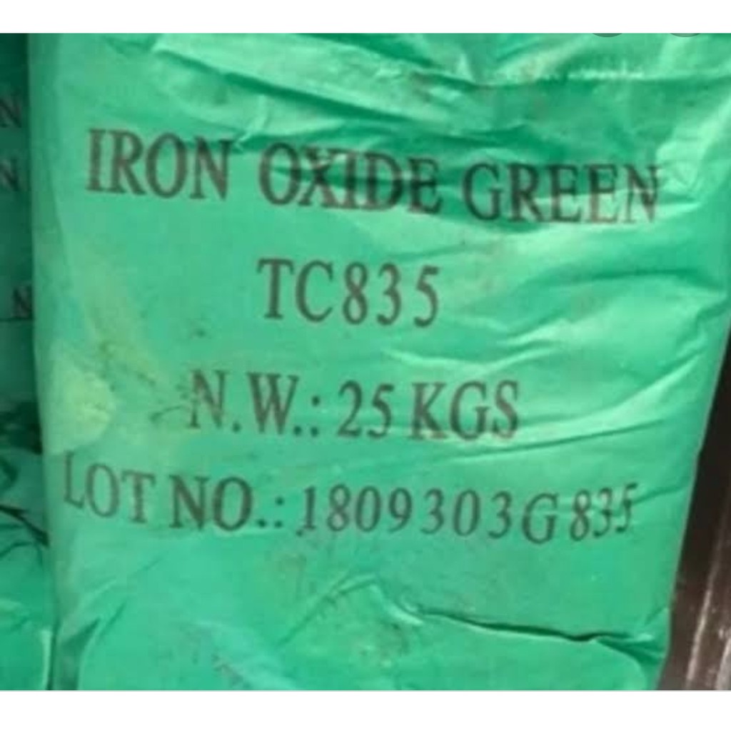 

iron oxide hijau 1 kg pewarna water base pewarna bahan dasar air ( cat air / semen / sabun colek / bahan air lain)