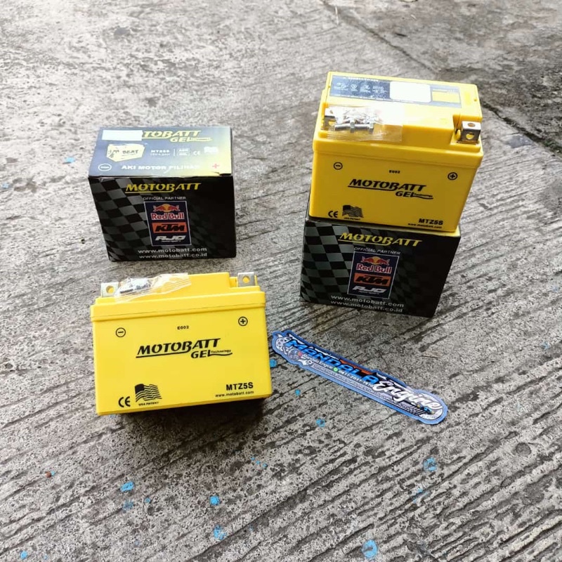 Jual Aki MOTOBATT Original MTZ5S 12V-4,5Ampere | Shopee Indonesia