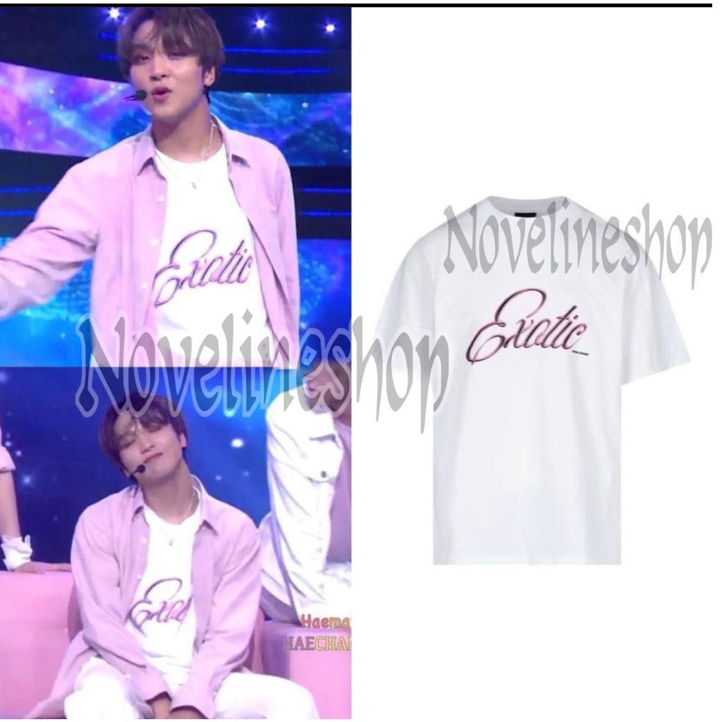 BAJU WANITA/PRIA KAOS KPOP NCT HAECHAN OUTFIT EXOTIC COTTON COMBED 30S