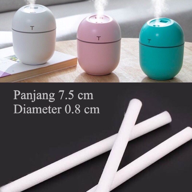 Refill Cotton Swab Kapas Humidifier Kapas Filter Humidifier 8cm