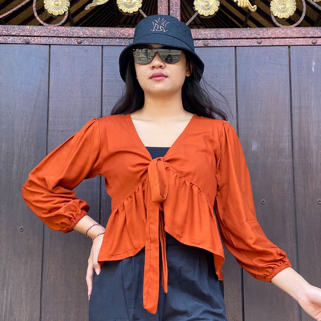 Wrap Top Rampel Pevita / Pevita Rampel Ready Stok