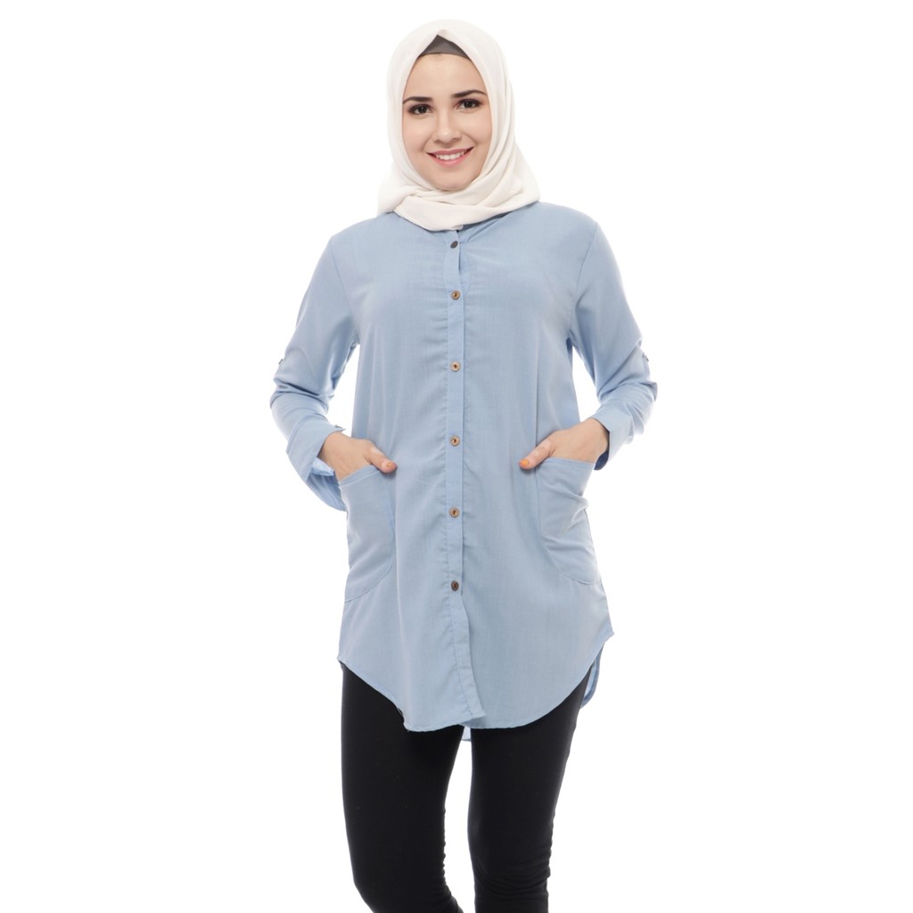 Kemeja Jeans Wanita Lengan Pendek Kumpulan Model Kemeja Kemeja Jeans Wanita Lengan Pendek Kumpulan Model Kemeja