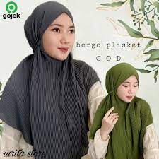 HIJAB BERGO MARYAM PLISKET TALI DIAMOND GRADE A