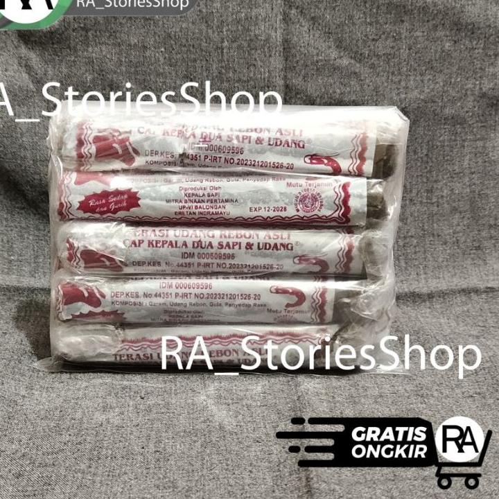 

Pasti Tertarik--Terasi udang rebon cap k2s 160gr kepala sapi, ASLI KHAS CIREBON enak kualitas super