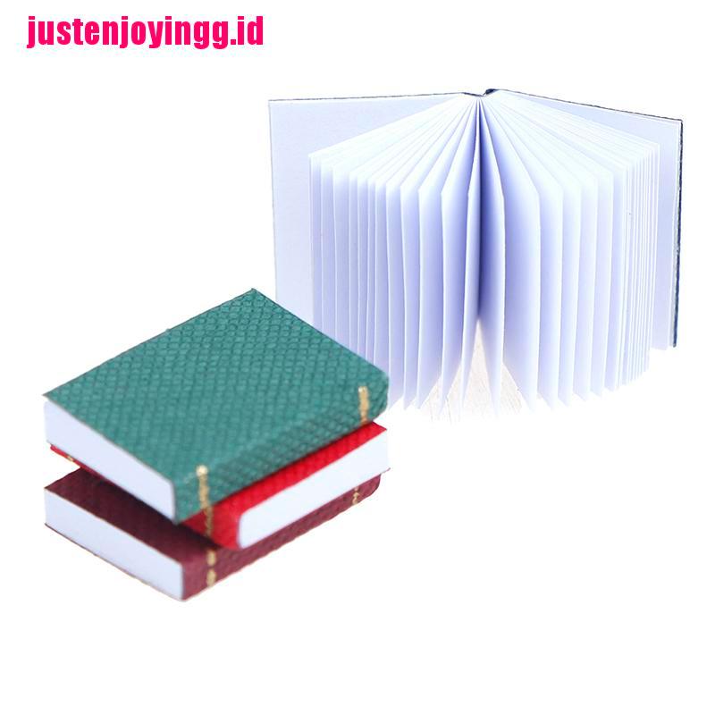 JJ.ID 4pcs/set 1/12 Dollhouse Miniature Mini Books Model Furniture Accessories