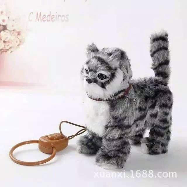 COD Boneka Mainan Kaktus Joget Menari Dancing Toy Talk Talking Rekam Suara Bicara - Kucing Berjalan