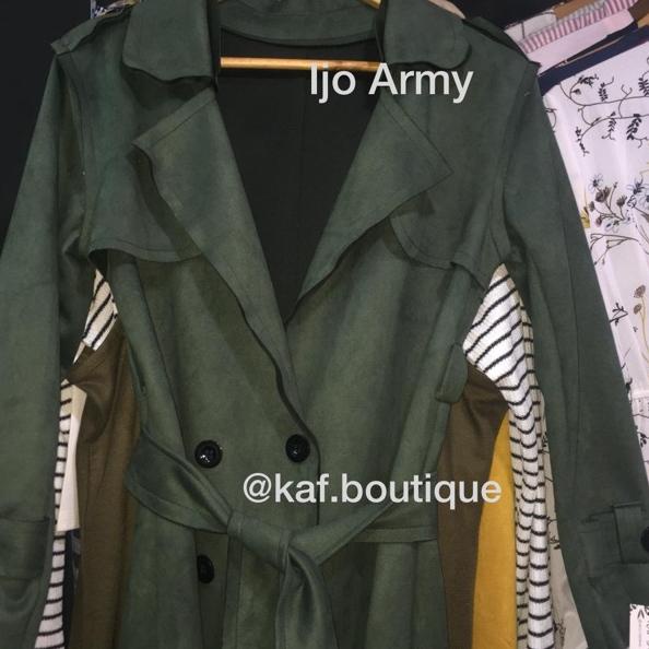 [KODE SNWB9] COAT SUEDE IMPORT  JAKET SUEDE - BLAZER SUEDE (LEBIH PANJANG)
