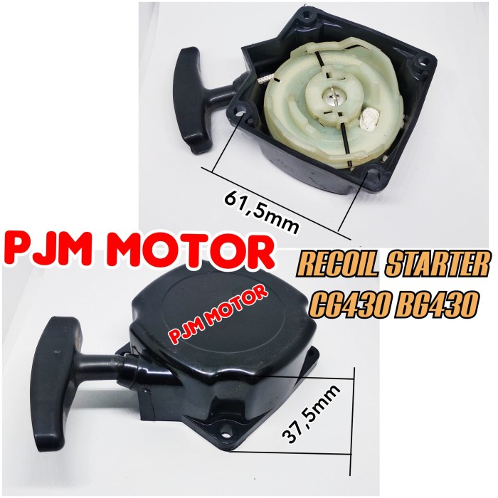 Recoil starter tarikan engkol mesin potong rumput CG430 BG430