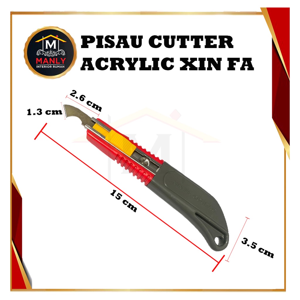 Pisau Cutter Akrilic / Mika / Pisau Cutter Acrylik