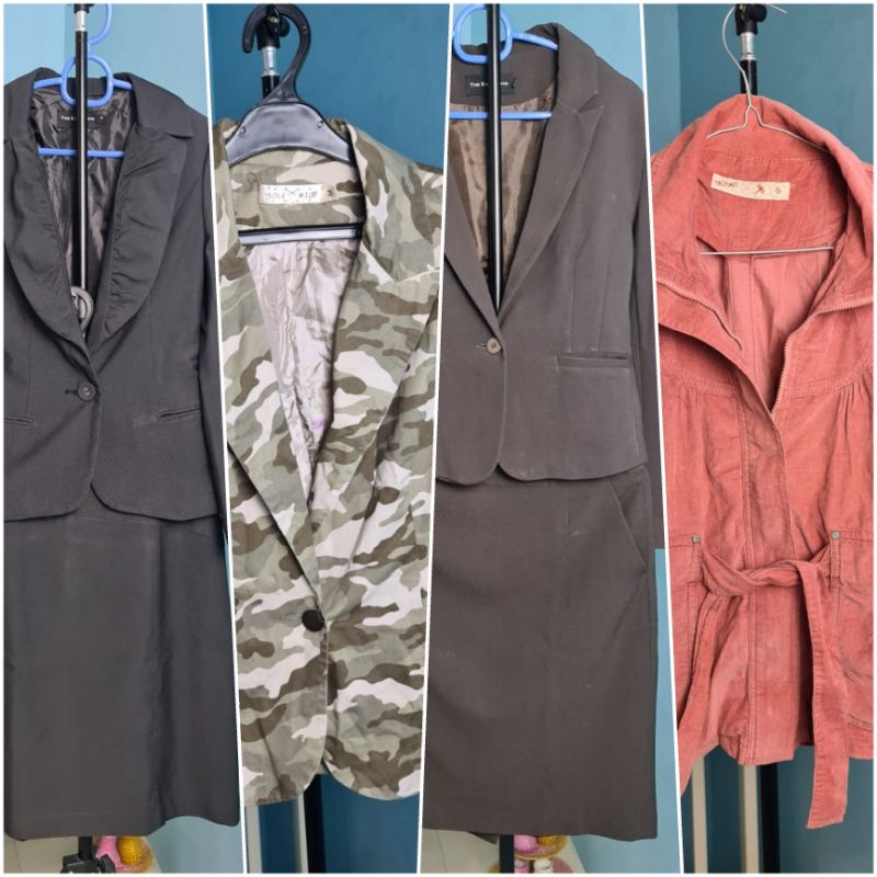 BLAZER SET//BLAZER KERJA PRELOVED//SECOND