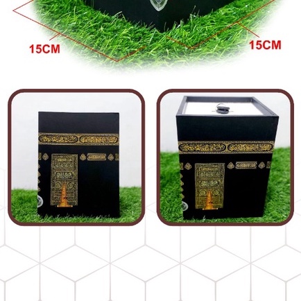 SPESIAL RAMADHAN /Celengan Kabah Kunci //Bahan Kayu/ Celengan Ka bah Baitullah /Tabungan Kakbah Celengan Ka'bah