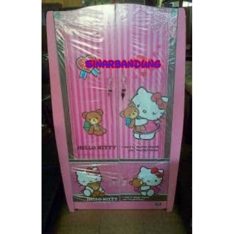 LEMARI PAKAIAN HELLO KITTY/LEMARI PAKAIAN ANAK /LEMARI HELLO KITTY