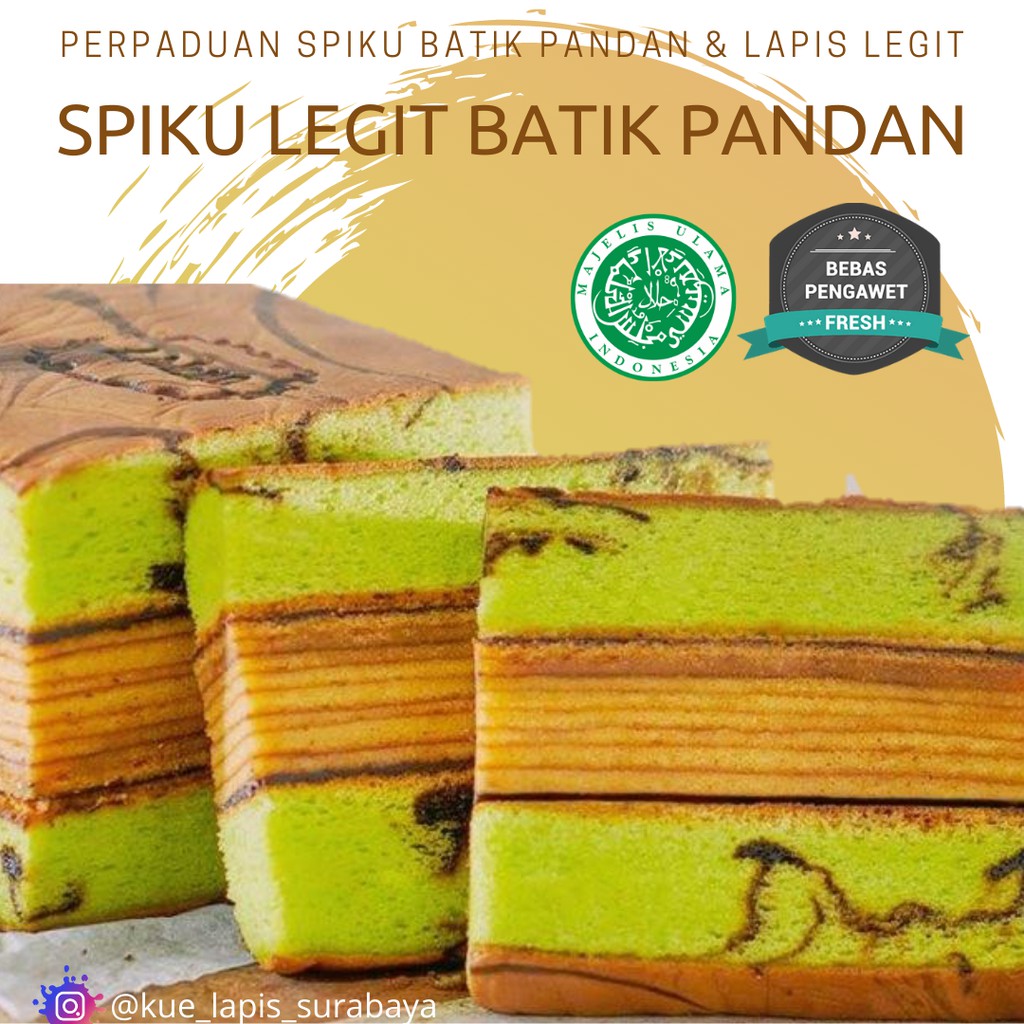 

2in1 Cake Kue Lapis Surabaya/Spikoe Lapis Legit Moist dengan Resep Kuno Asli
