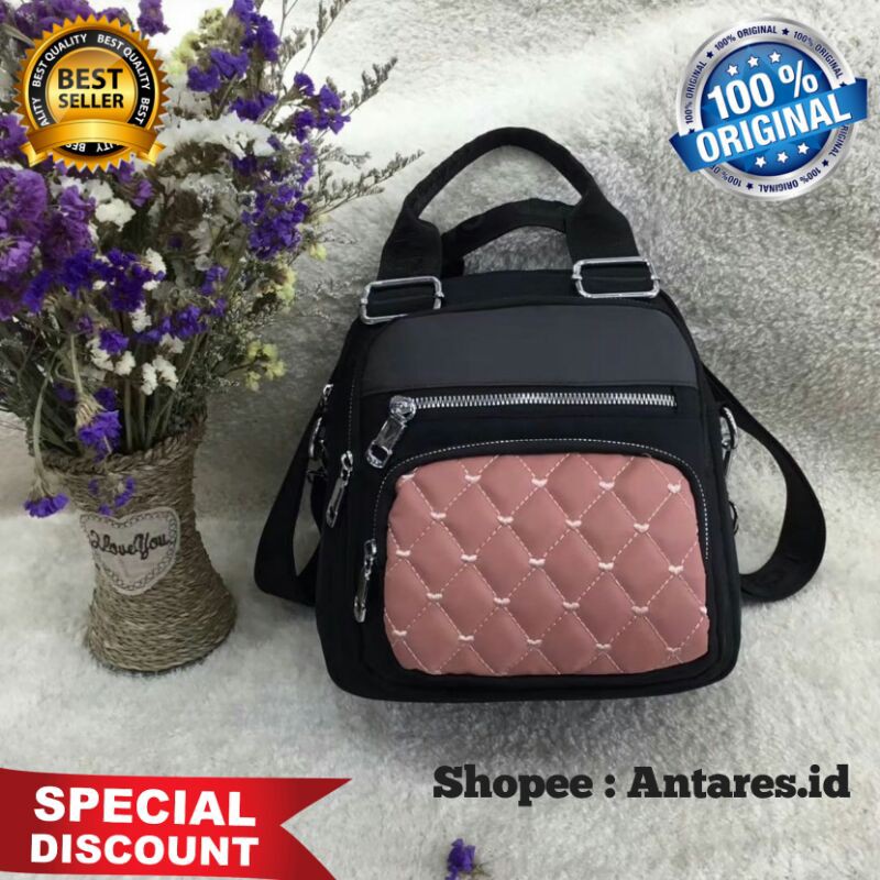 Original Tas Wanita Import Ransel Jinjing &amp; Selempang CHIBAO High QUALITY SUPER