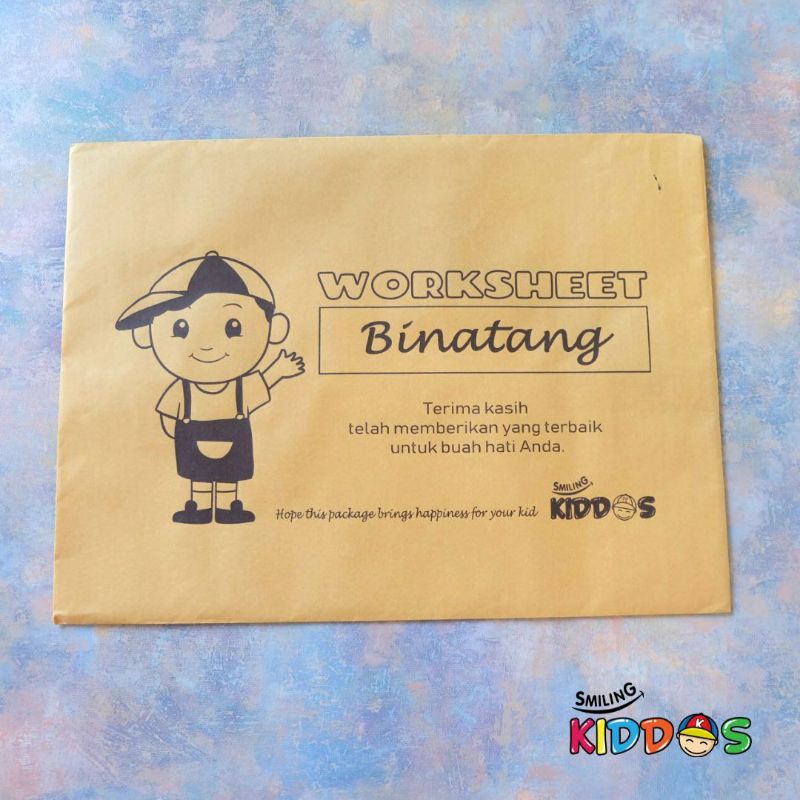 SK WORKSHEET BINATANG UNTUK ANAK PAUD DAN TK