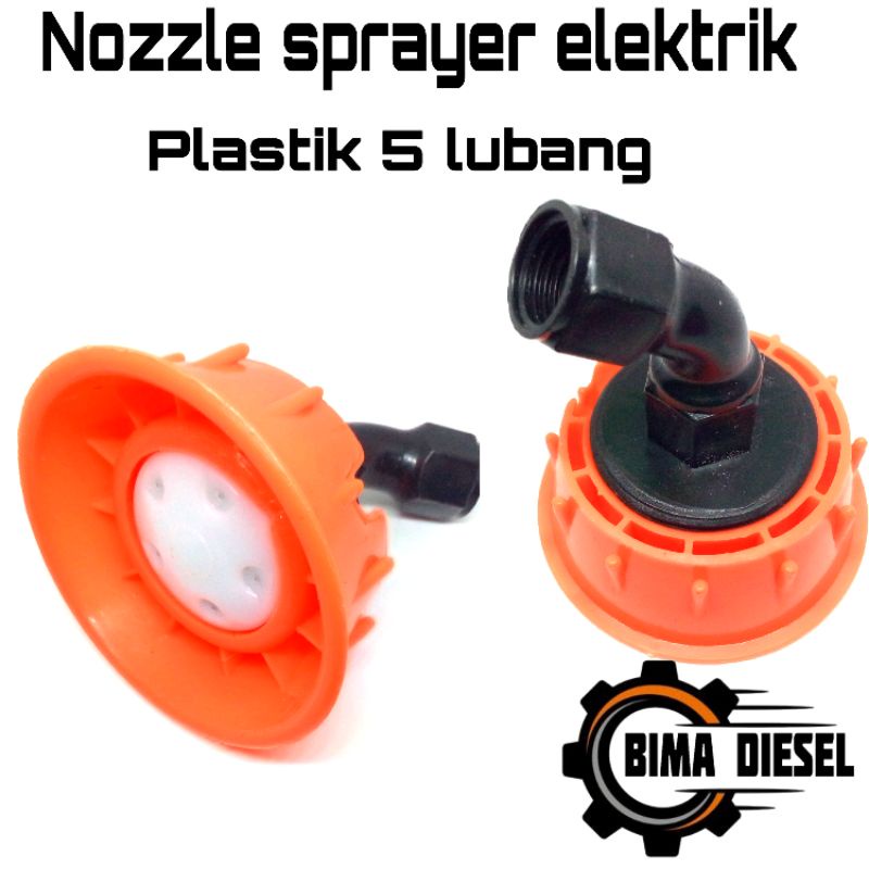 Nozzle spuyer plastik spuyer kabut spuyer semprotan hama spuyer semprotan hama lubang 5 PLASTIK