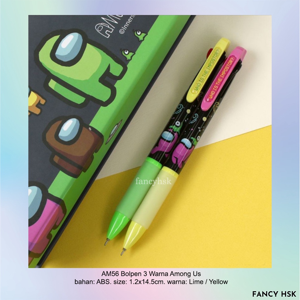 

ORI KOREA BOLPEN 3 WARNA AMONG US AM56
