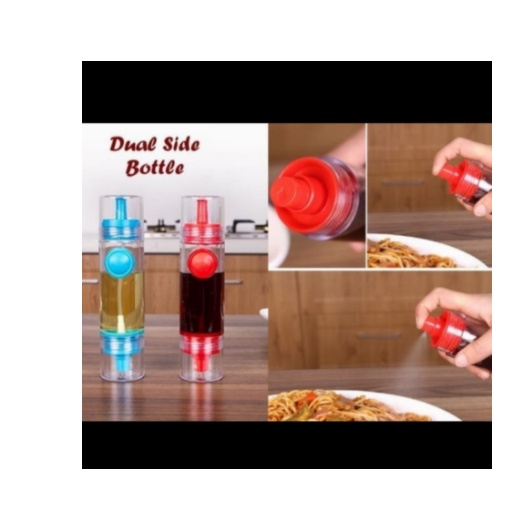 

Botol bumbu kecap saos sambal cuka dual fungsi 2in1