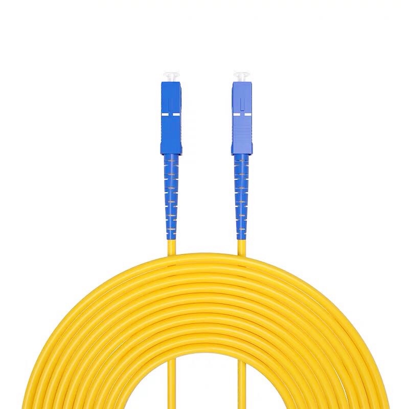 1 Meter FO Patch Cord Singlemode Simplex SC UPC to SC UPC Fiber Optic Patch Cable SM 2.0mm FTTH Fiber Patch Cord Optical Fiber Jumper