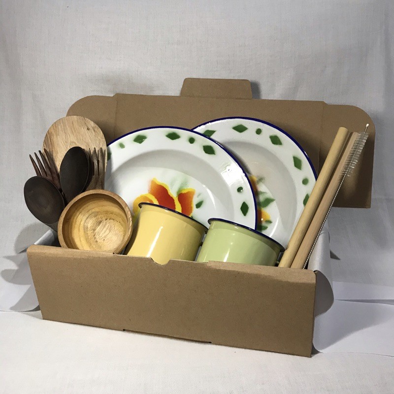 Retro Wedding Hampers Jadul / Hampers Lebaran / hampers Ramadhan Jadul/ Souvenir Pernikahan Piring E