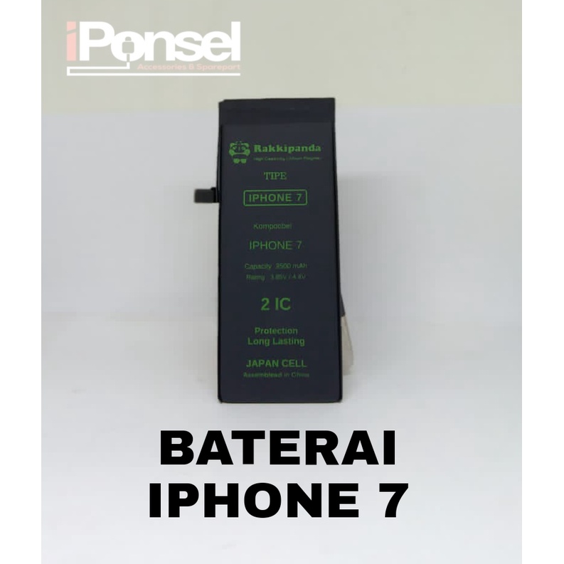BATERAI RAKKIPANDA IPHONE 7