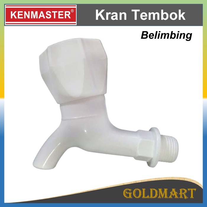 Kran Keran Tembok / Kenmaster Kran Air Tebmok Belimbing PVC