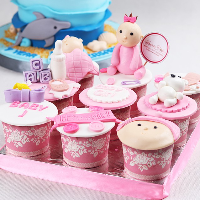 

Baby Shower Cupcake 9 pcs / MOHON BACA KETERANGAN