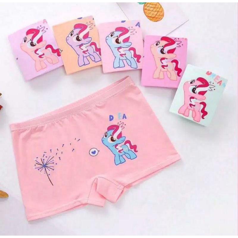 CELANA DALAM ANAK PEREMPUAN LITTLE PONY 2-10 TH / CD BOXER ANAK PEREMPUAN MURAH