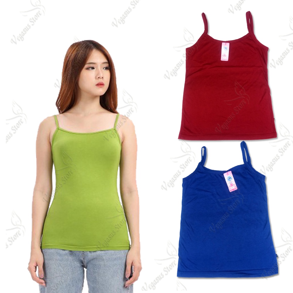 Miniset Atasan-Tank Top Tali kecil-Pakain Dalam Wanita Sexy Tali Singlet/Kamisol Kaos Dalam Cewek-1pcs-Vegasus Store(COD)