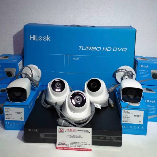 Paket cctv hilook 5 kamera murah