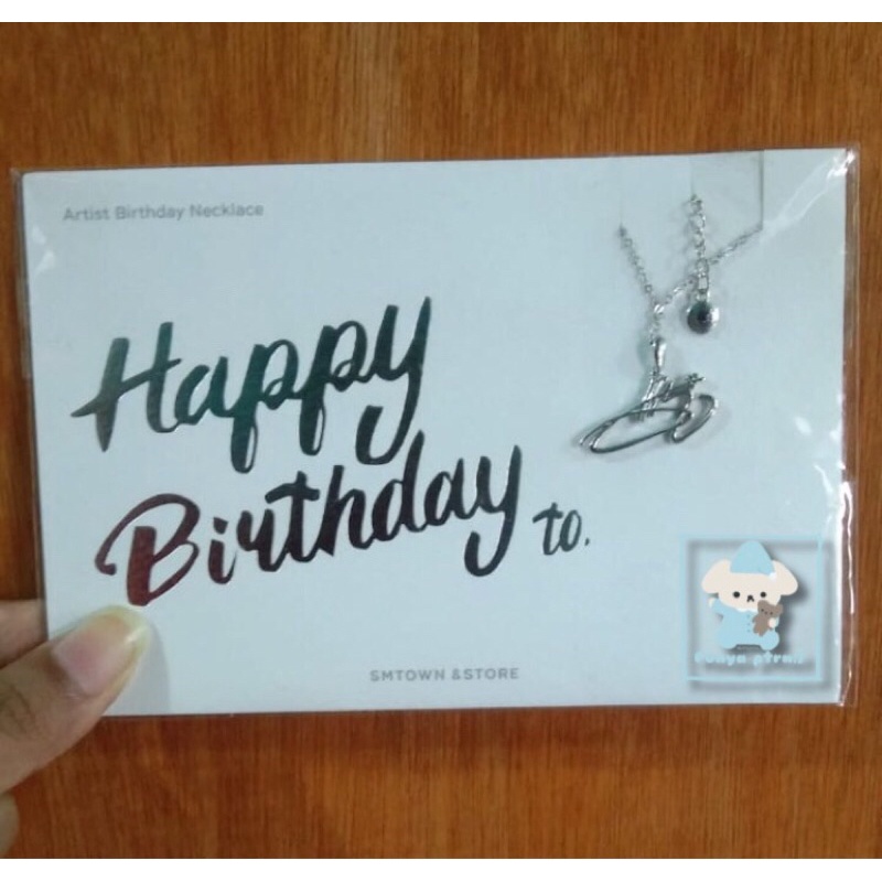 Birthday necklace Jaehyun NCT
