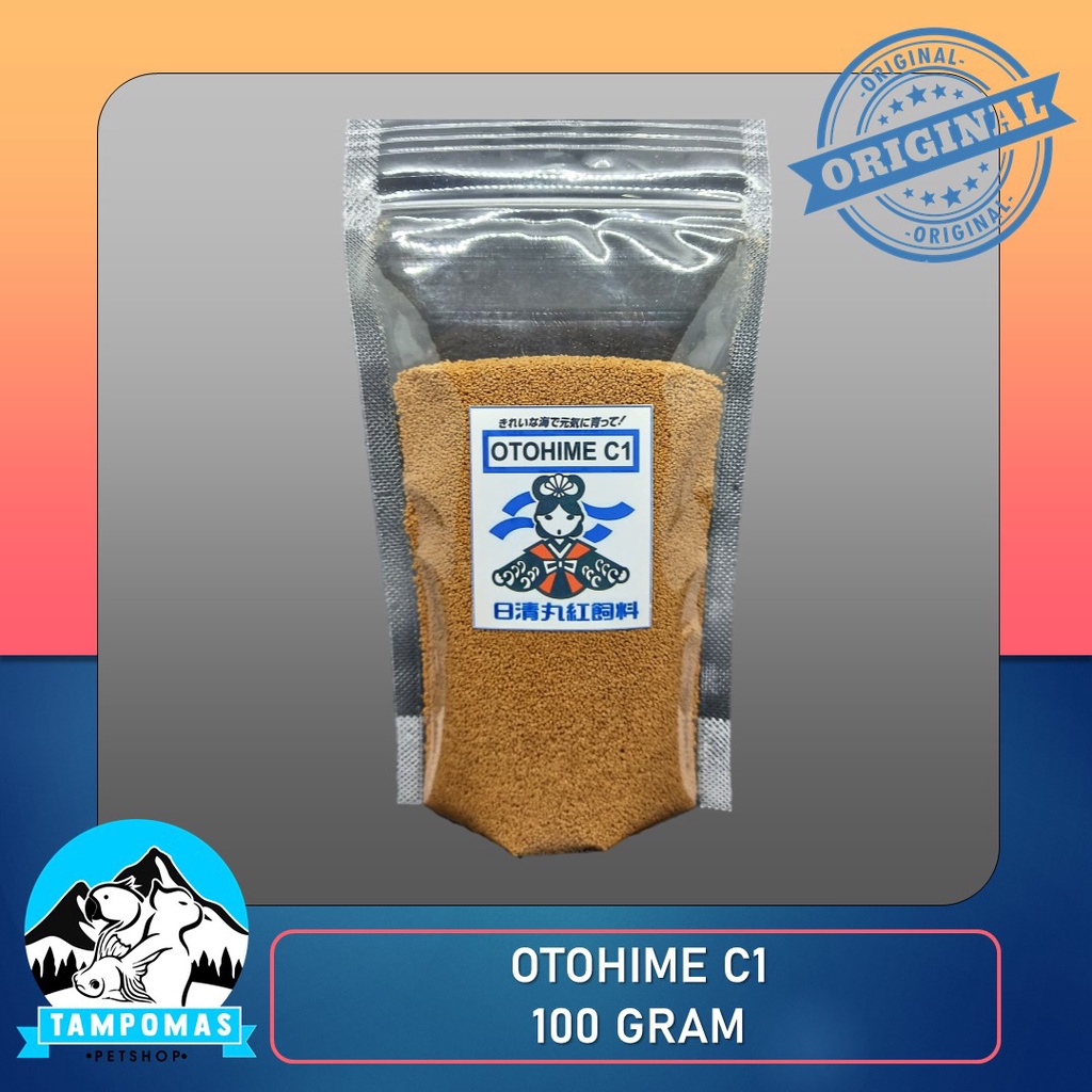 Pelet Otohime C1 100 Gram Pakan Ikan Burayak Cupang Guppy Koki Koi Platy